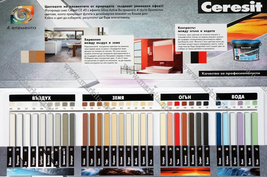 Каталог ФУГИРАЩА ПАСТА ЦЕРЕЗИТ СЕ40 2кг 