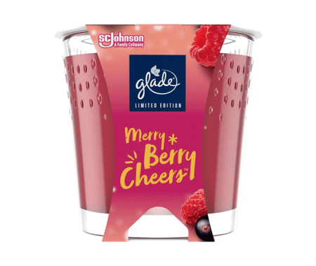 Свещ ароматизирана ГЛЕЙД Merry Berry Cheers